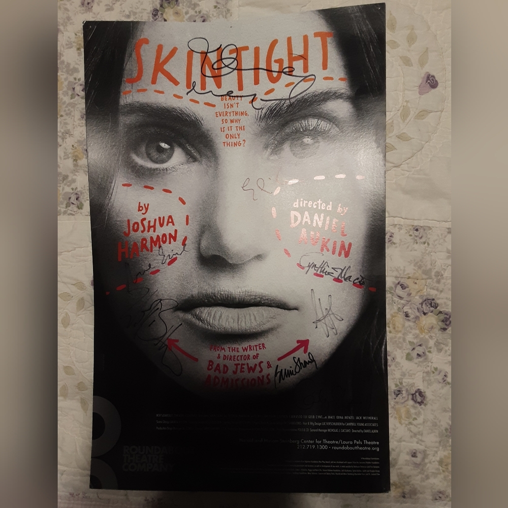 Idina Skin Tight Poster with Autographs